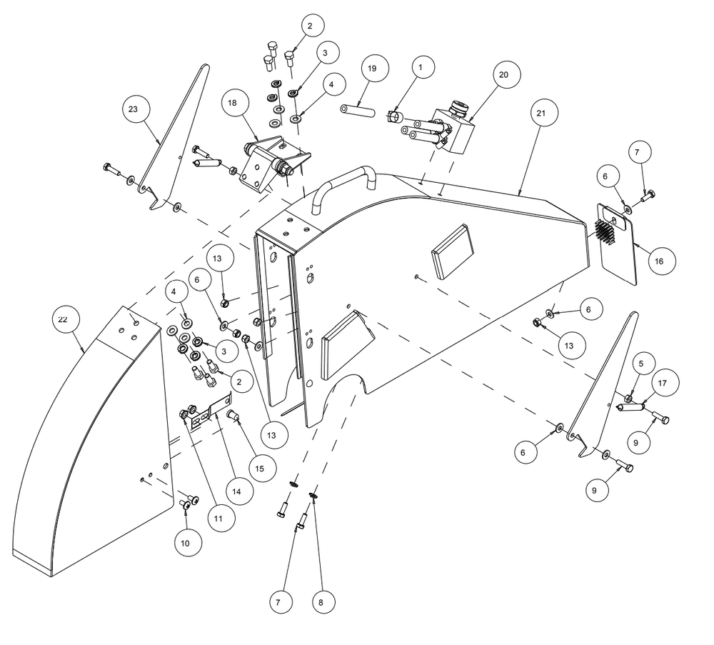 Section 33 Diagram and Parts List for MK-4020KBG 167420-20G MK Diamond Concrete Saw